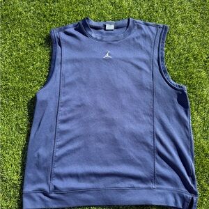 Jordan Brand Blue Sleeveless Athletic Top